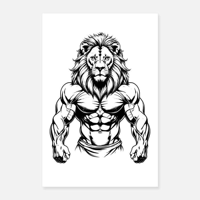 Force du Lion Poster 40 x 60 cm