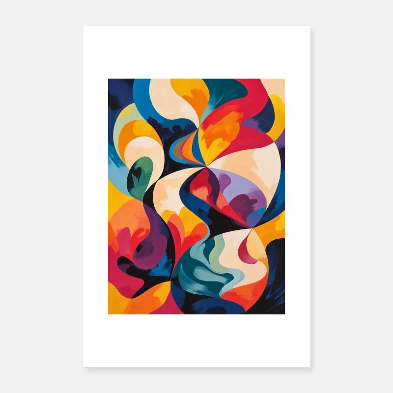 Die Kunst der Kurven Poster 40x60 cm
