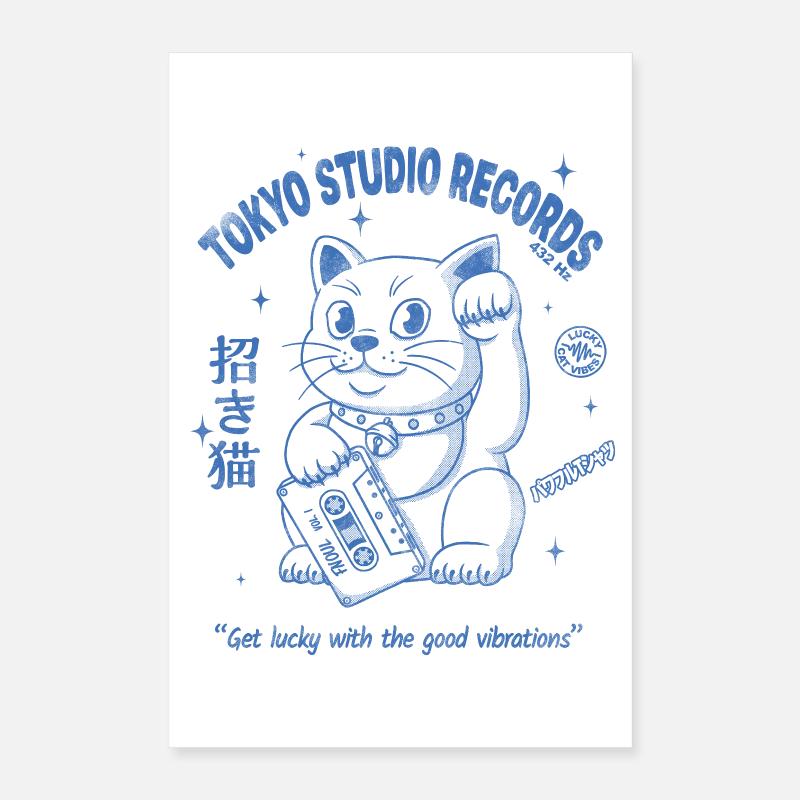 Maneki Neko Poster 40 x 60 cm