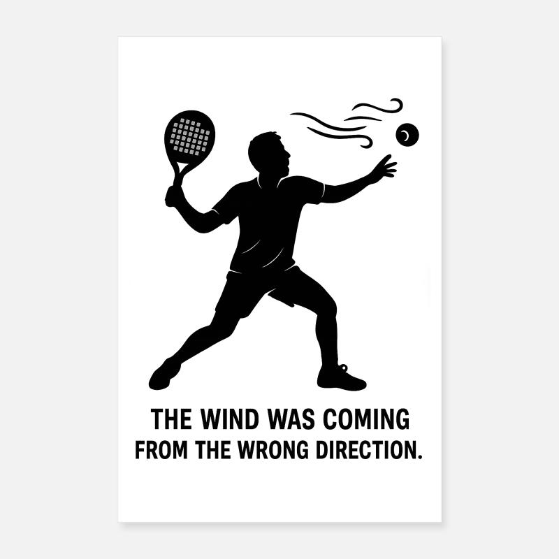 Hymne du padel Wrong Wind Poster 40 x 60 cm