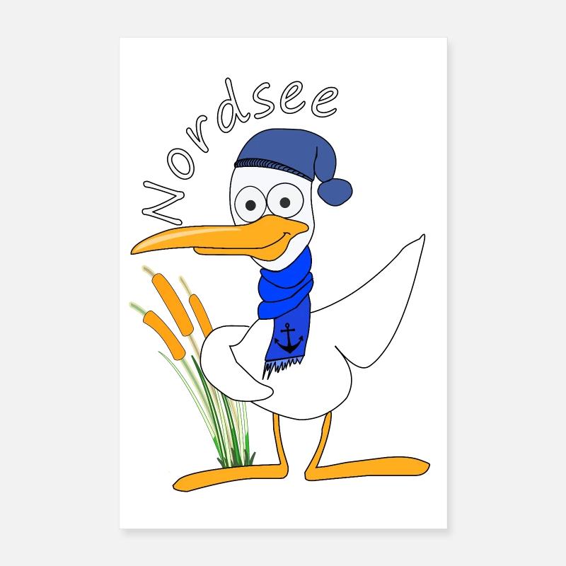 Mer du Nord Poster 40 x 60 cm