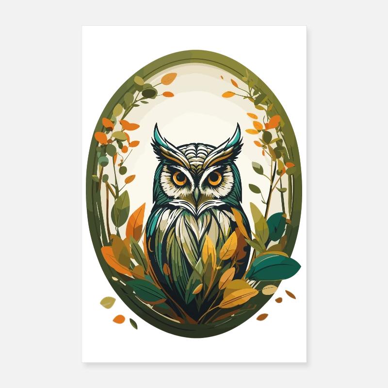 Owl Poster 16" x 24" (40x60 cm)