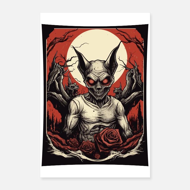 Höllen Dämon Poster 40x60 cm
