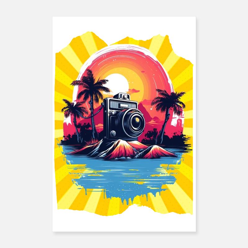 Capture du coucher du soleil Poster 40 x 60 cm