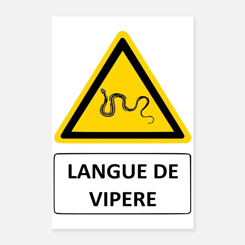 Langue de vipère Poster 40 x 60 cm
