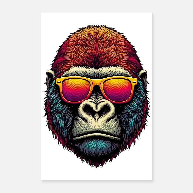 Gorilla Poster 40x60 cm