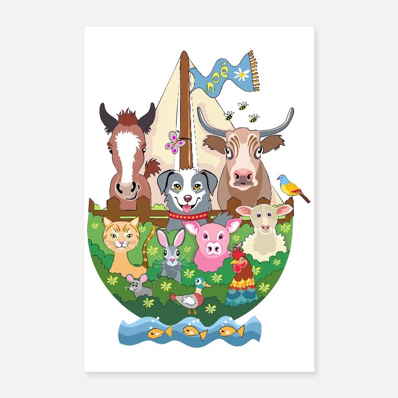 Noahs Arche Poster 40x60 cm