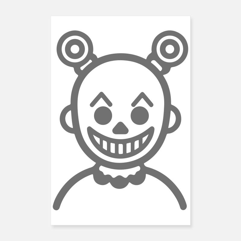 Clown Bande dessinée Poster 40 x 60 cm