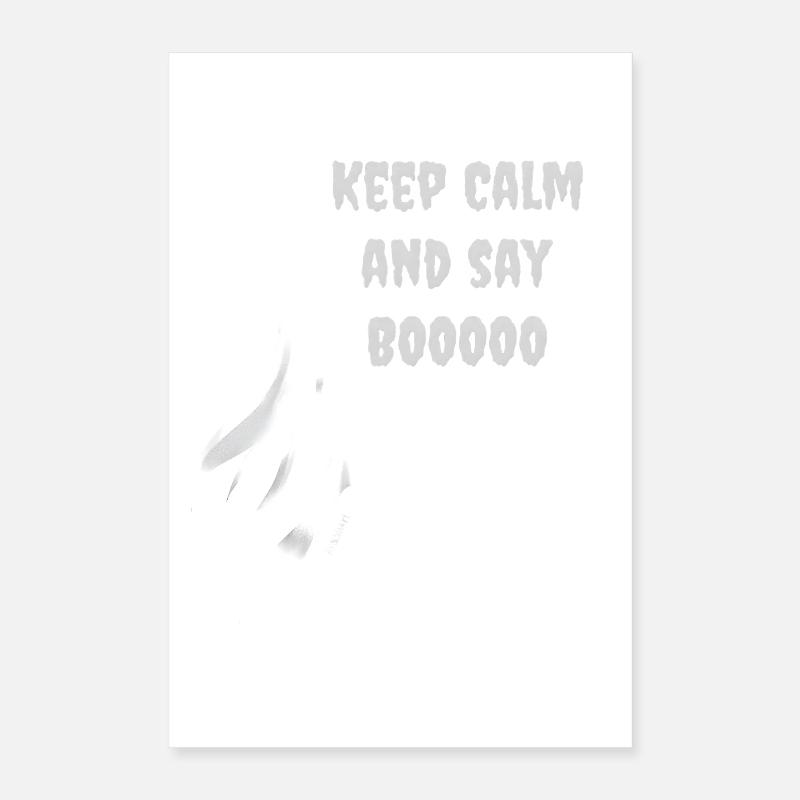 Ghost Halloween–Keep Calm and Say Boooo Poster 16" x 24" (40x60 cm)
