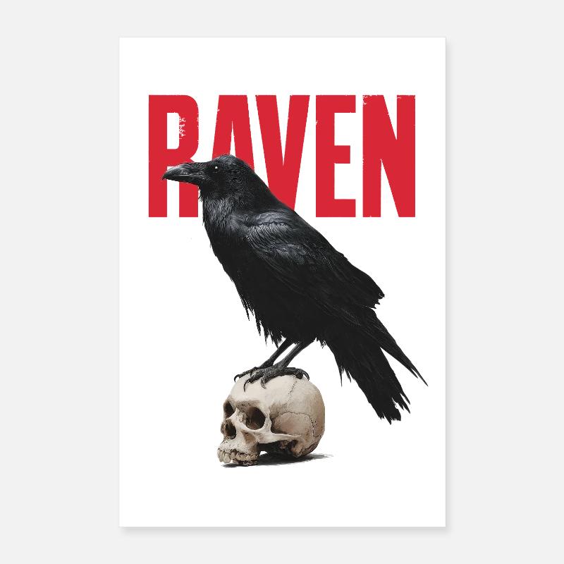 Raven Poster 40x60 cm