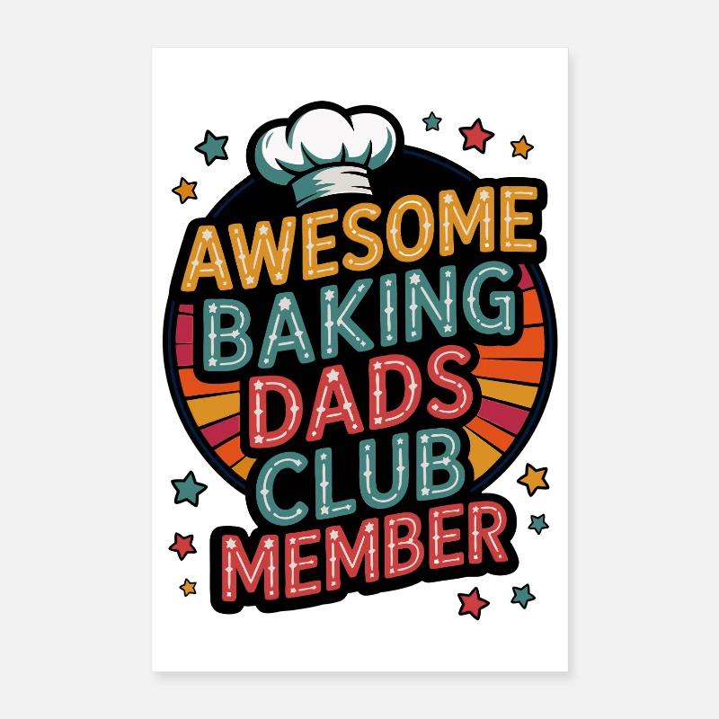 Membre du Backhelden Väter Club Poster 40 x 60 cm