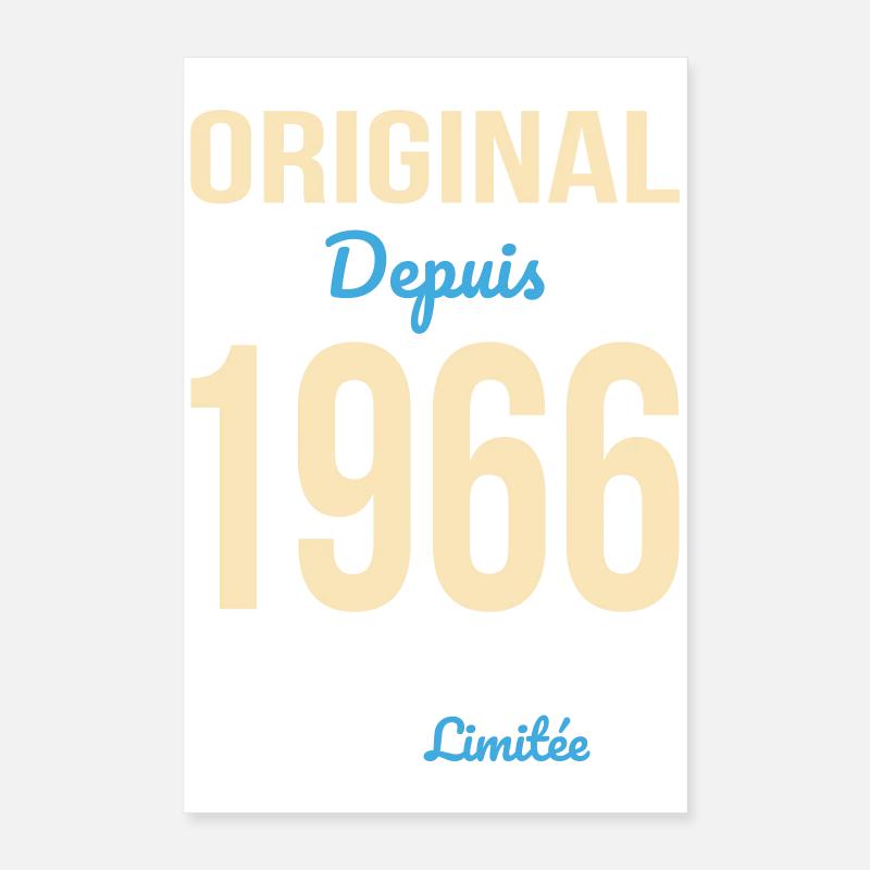 Original since 1966 – 60th anniversary Poster 16" x 24" (40x60 cm)