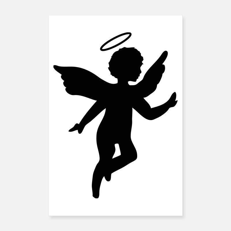 Engelchen zum Schutz Poster 40x60 cm