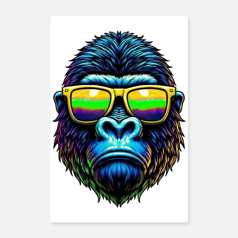 Gorille Poster 40 x 60 cm