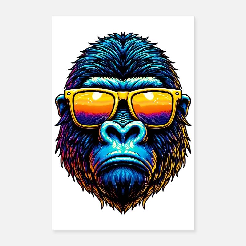 Gorilla Poster 40x60 cm