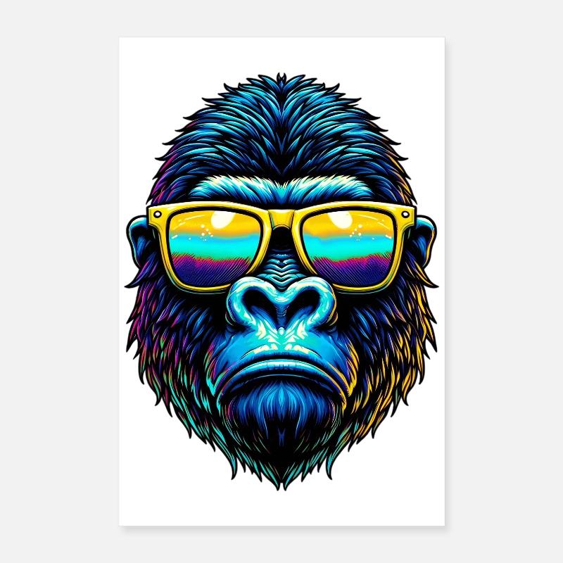 Gorilla Poster 40x60 cm