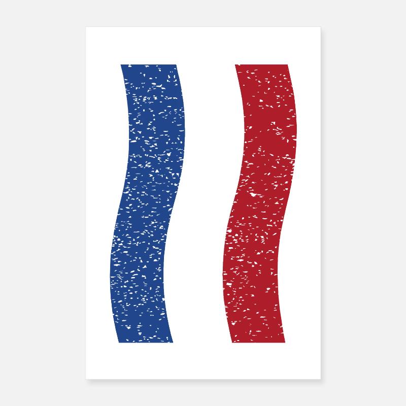 drapeau néerlandais vintage Poster 40 x 60 cm