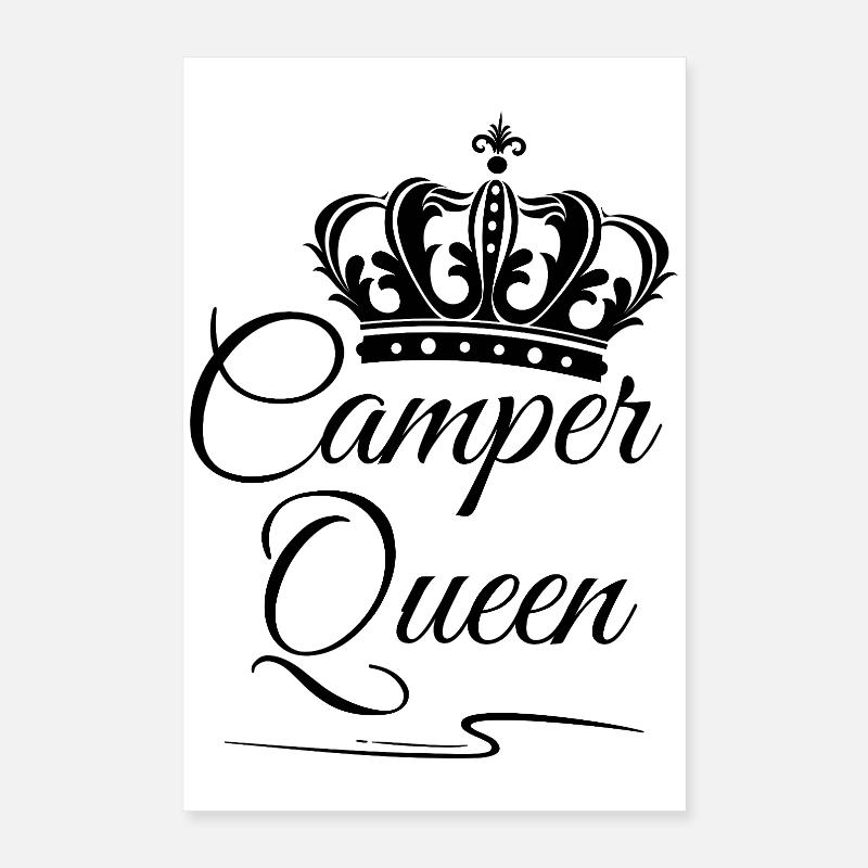 Camper Queen Poster 16" x 24" (40x60 cm)