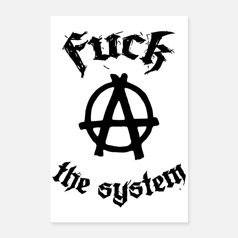 Fuck the System Poster 40 x 60 cm