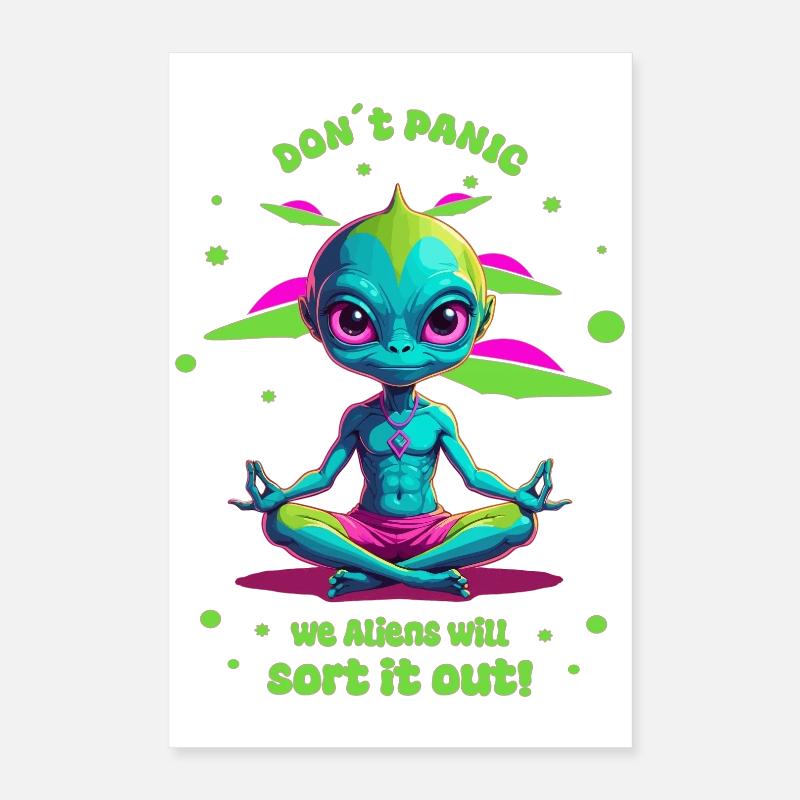 Alien Regelt das ! Poster 40x60 cm