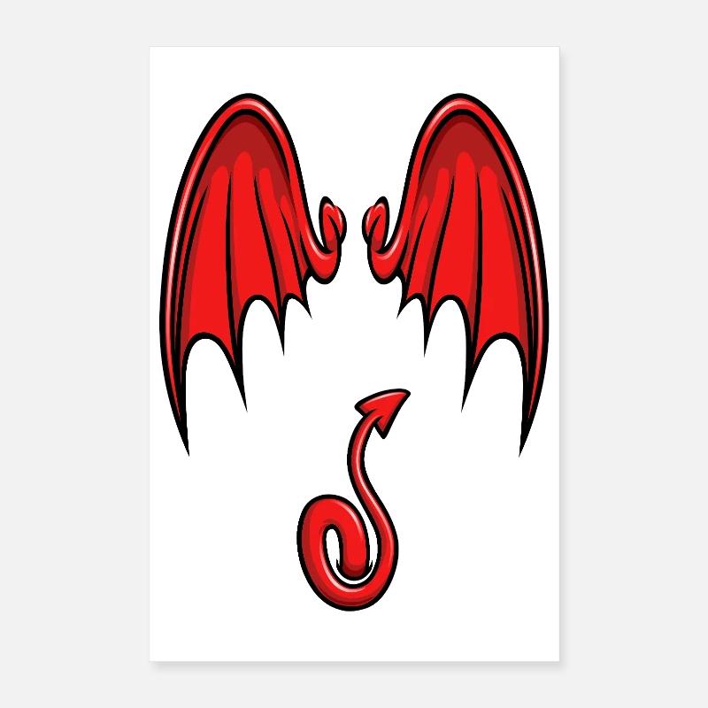 Je suis un petit diable Poster 40 x 60 cm