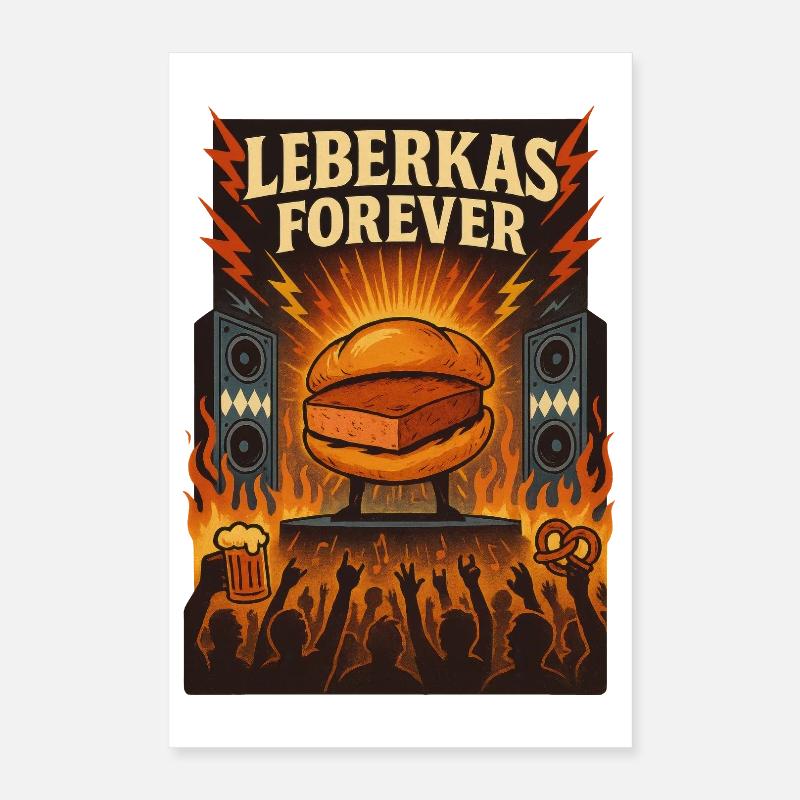 Leberkas Forever Poster 16" x 24" (40x60 cm)