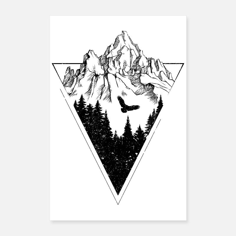 Berg Poster 40x60 cm