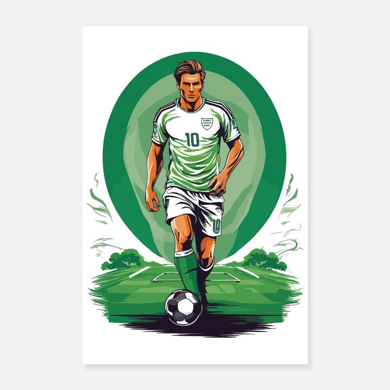 Fußballspier Poster 40x60 cm