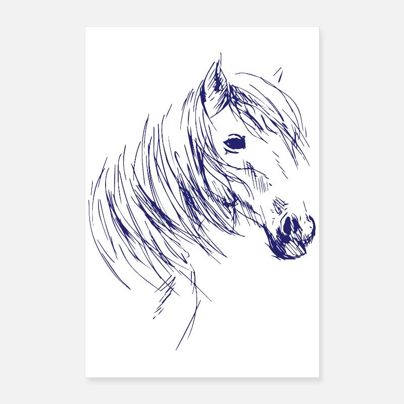 Reiten Pferde Reitsport Poster 40x60 cm