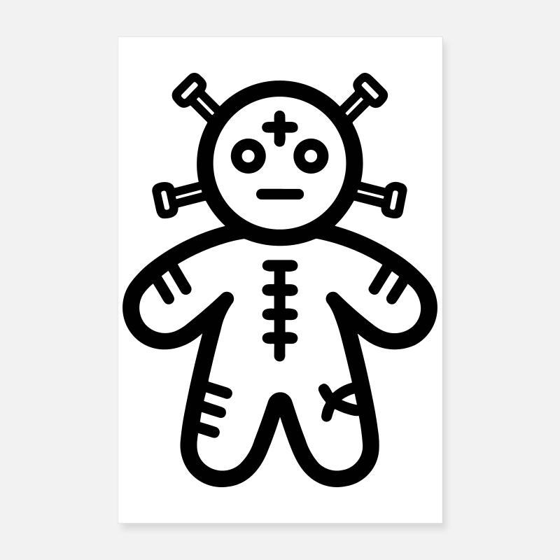 Voodoo-Puppe Poster 40x60 cm