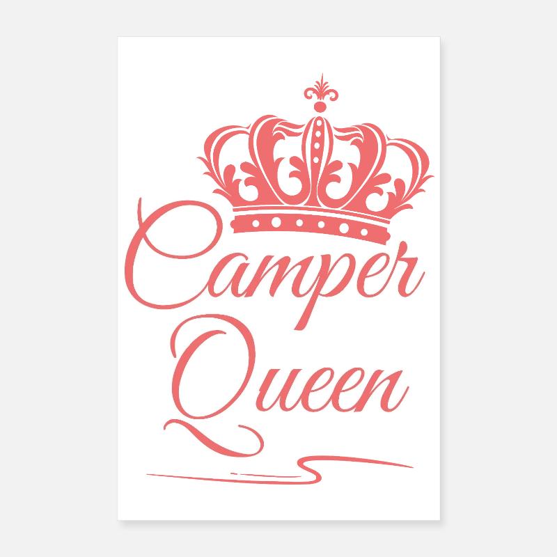 Camper Queen Poster 16" x 24" (40x60 cm)