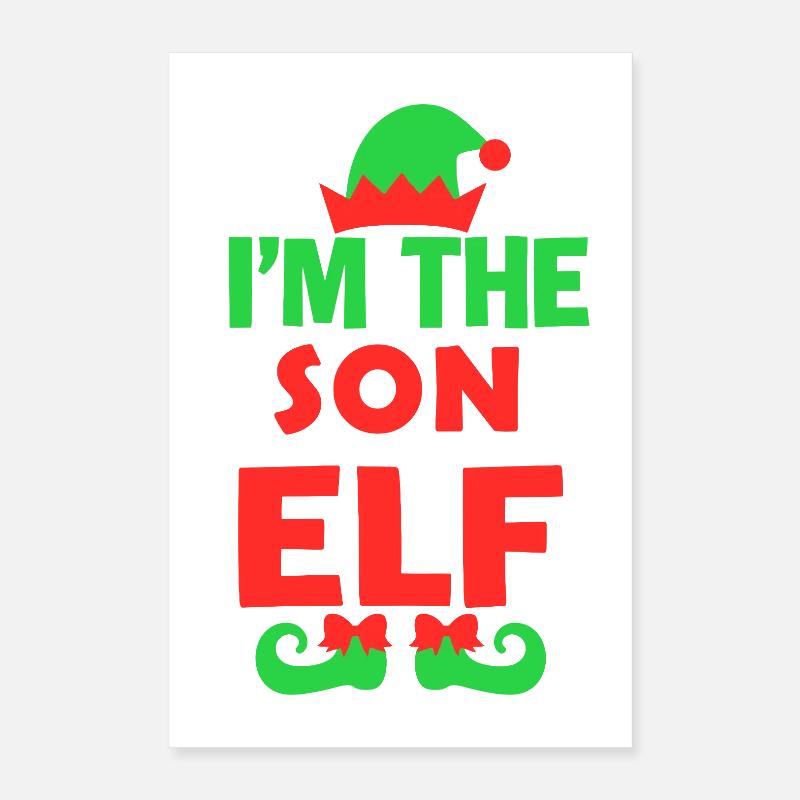 Im The Son Elf Christmas Tee Poster 16" x 24" (40x60 cm)