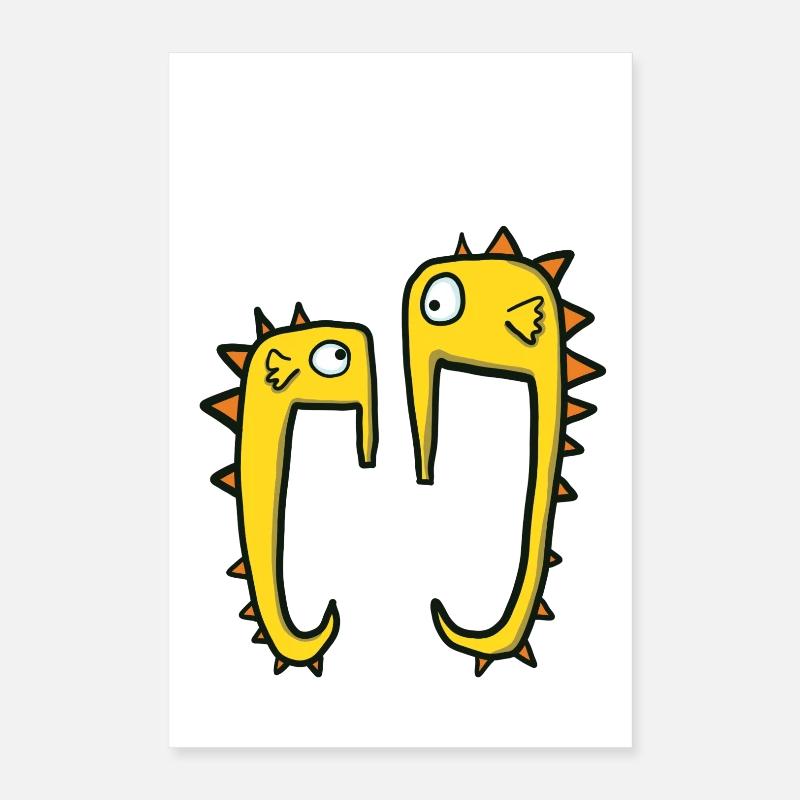 seepferdchen Poster 40x60 cm