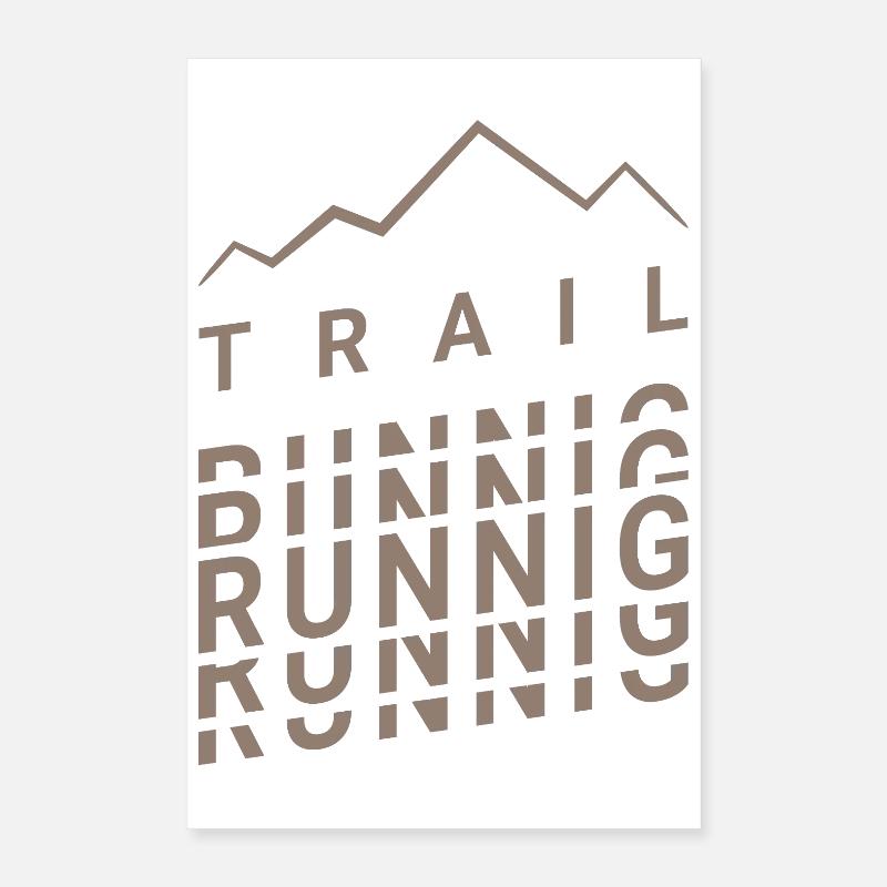 Trail Running Movement Poster 16" x 24" (40x60 cm)