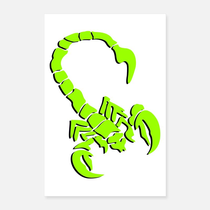 skorpion_01_3d Poster 40 x 60 cm