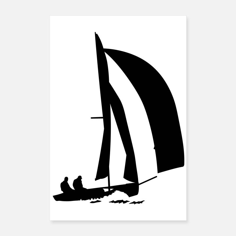 Segelboot Poster 40x60 cm