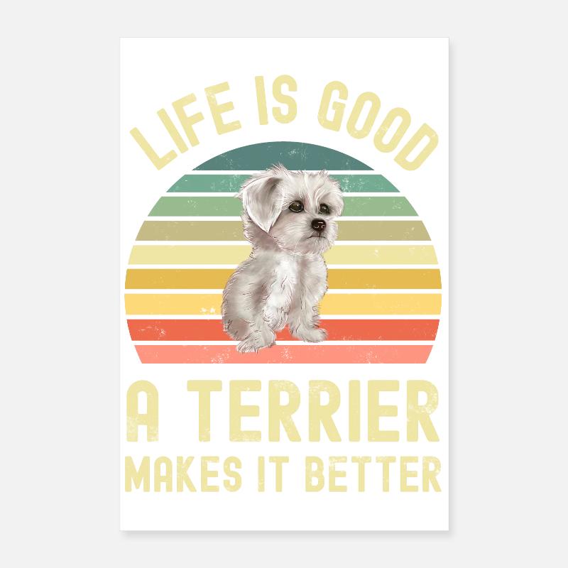 West Highland White Terrier Poster 40x60 cm