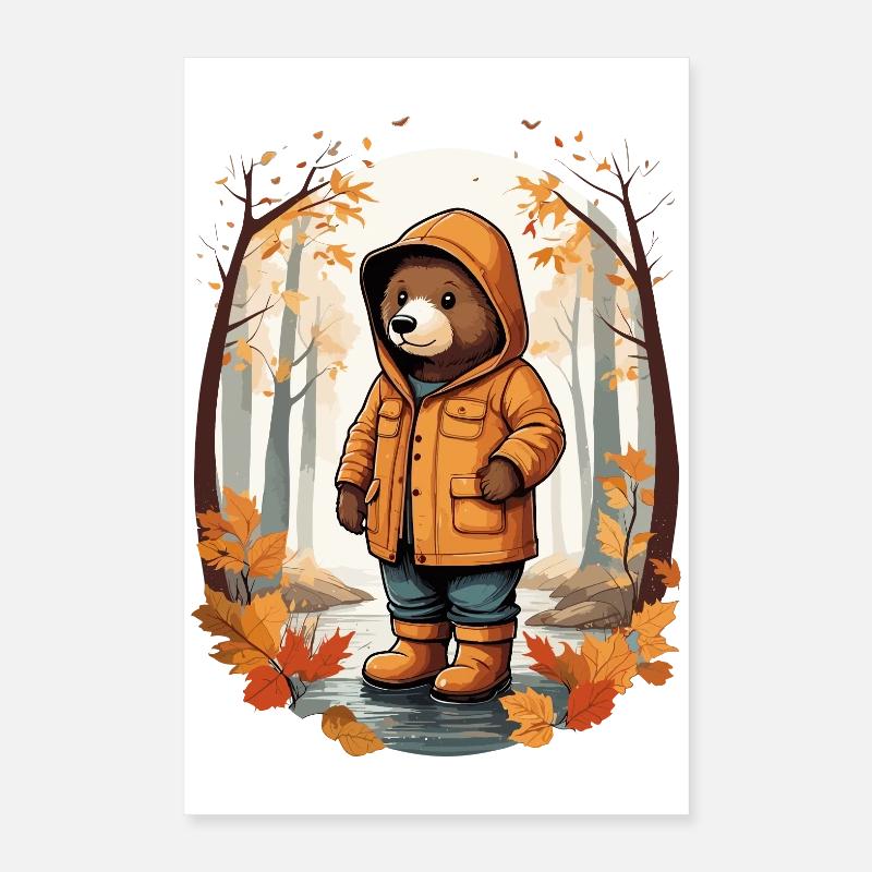 Cute Bear Poster 16" x 24" (40x60 cm)