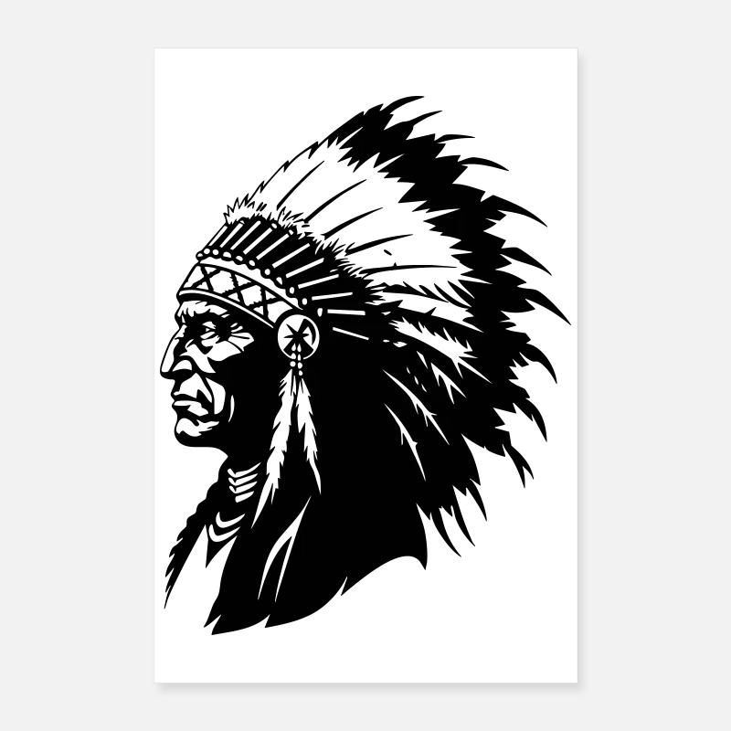 Chef indien Poster 40 x 60 cm