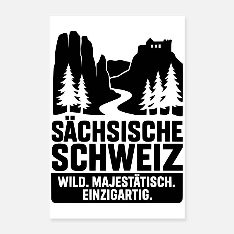 sächsische Schweiz Poster 40x60 cm