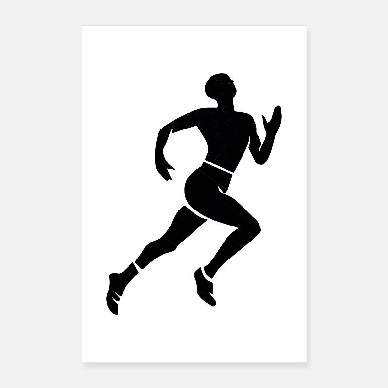 athlétisme Poster 40 x 60 cm