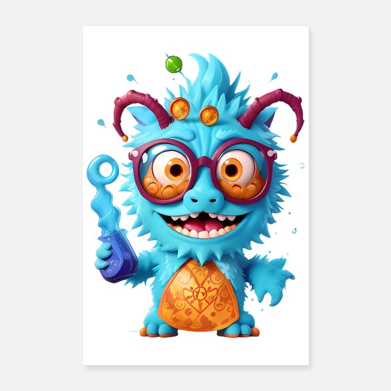 Professeur Monster Poster 40 x 60 cm
