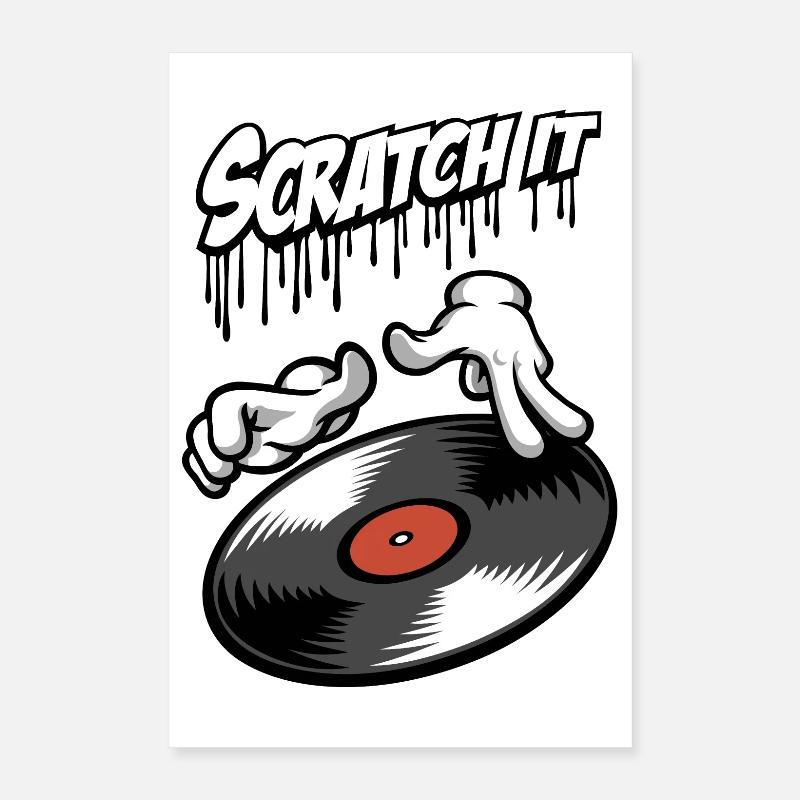 Scratch it Poster 40 x 60 cm