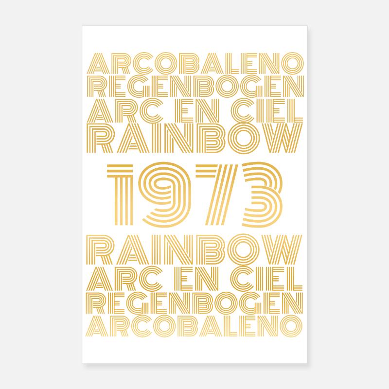 Rainbow 1973 Poster 40x60 cm