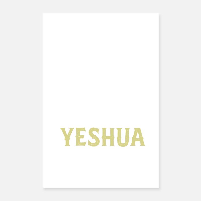 Yeshua Messie divin Illustration Poster 40 x 60 cm