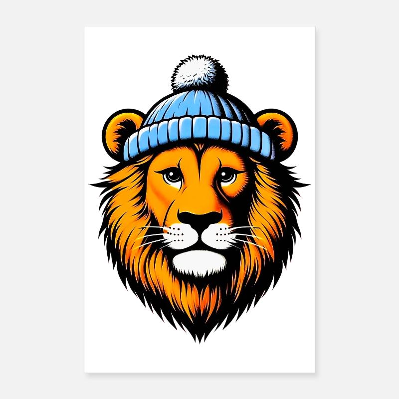 Löwe Poster 40x60 cm
