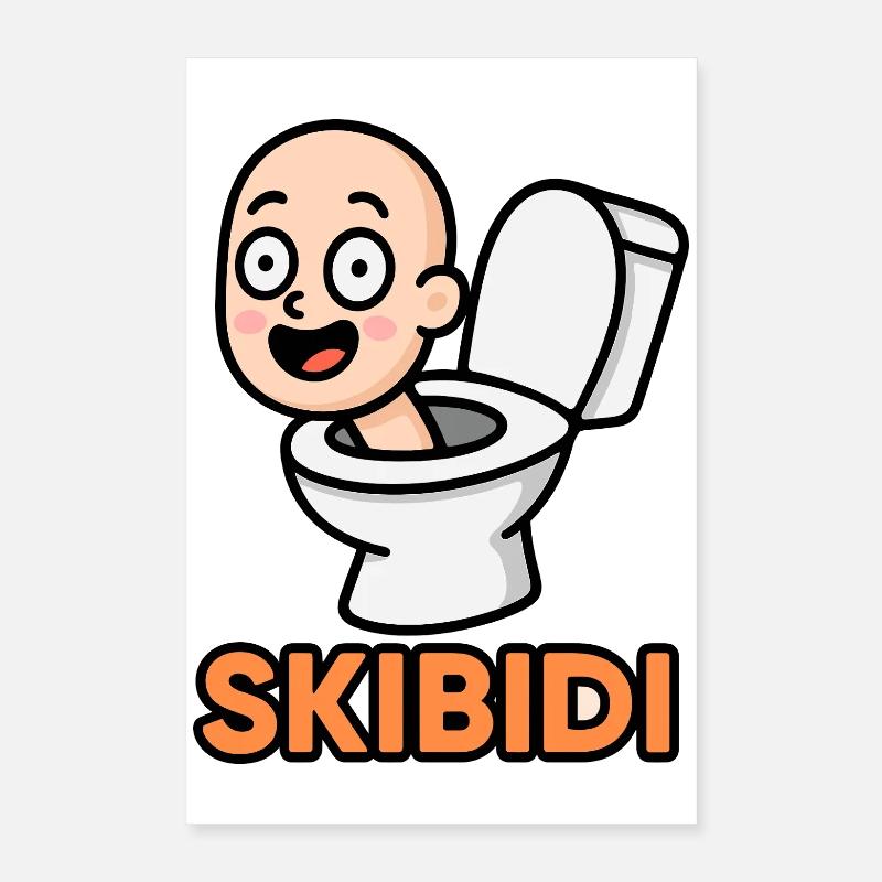 Skibidi Fun Poster 40 x 60 cm