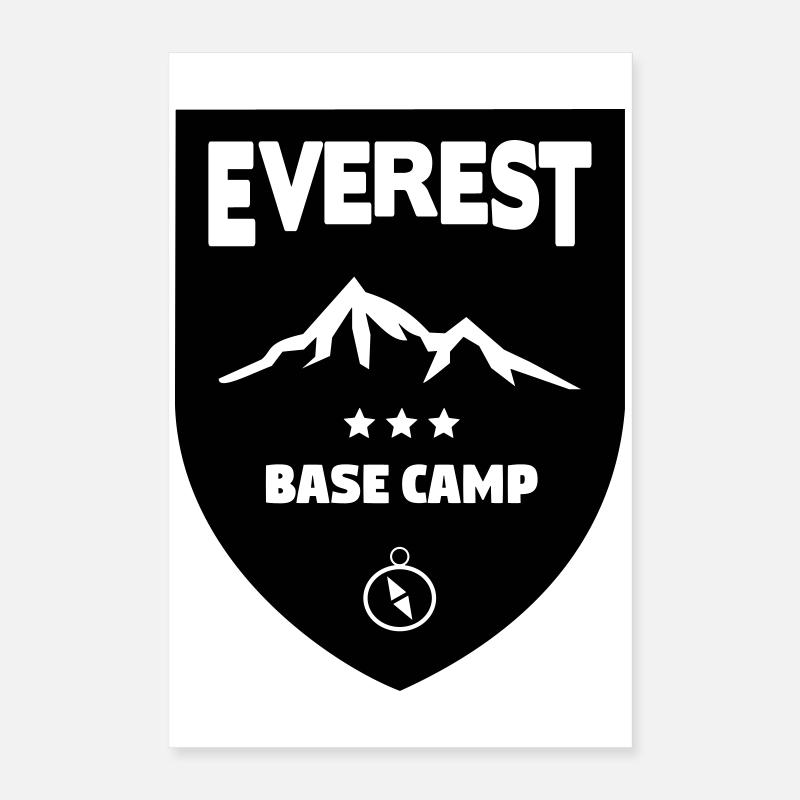 Mont Everest Basecamp Poster 40 x 60 cm