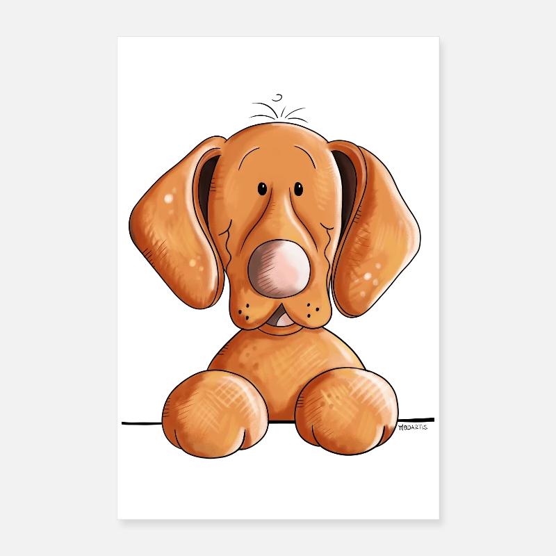 Abenteuerlustiger Vizsla Poster 40x60 cm