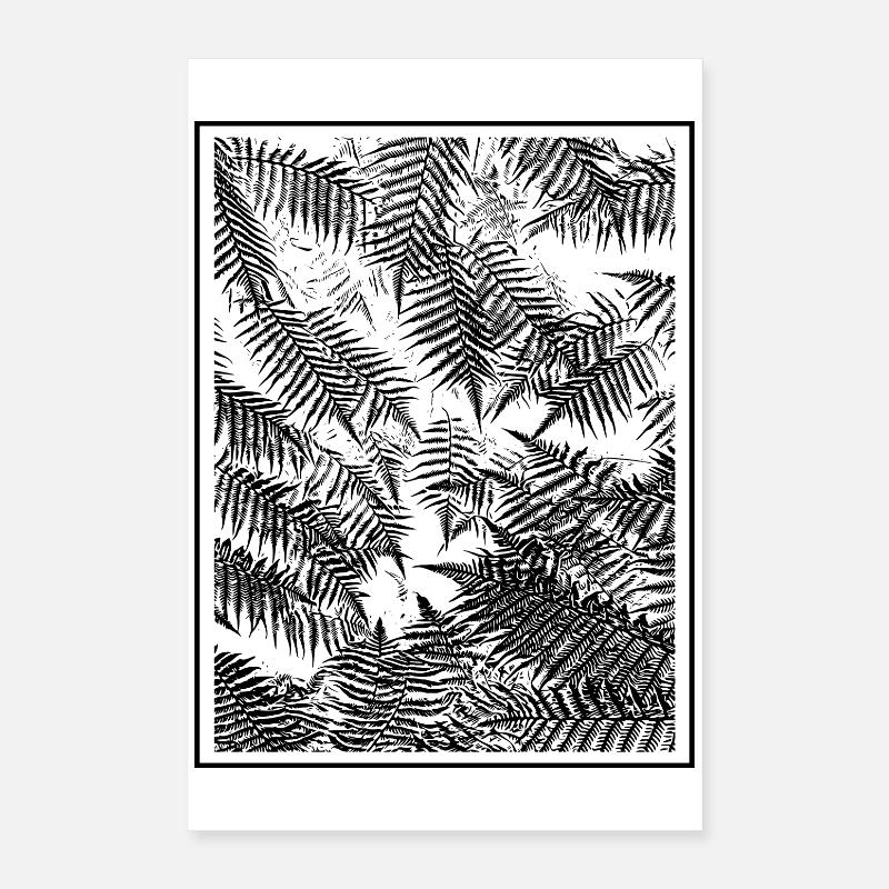 Fougère Végétale Poster 40 x 60 cm